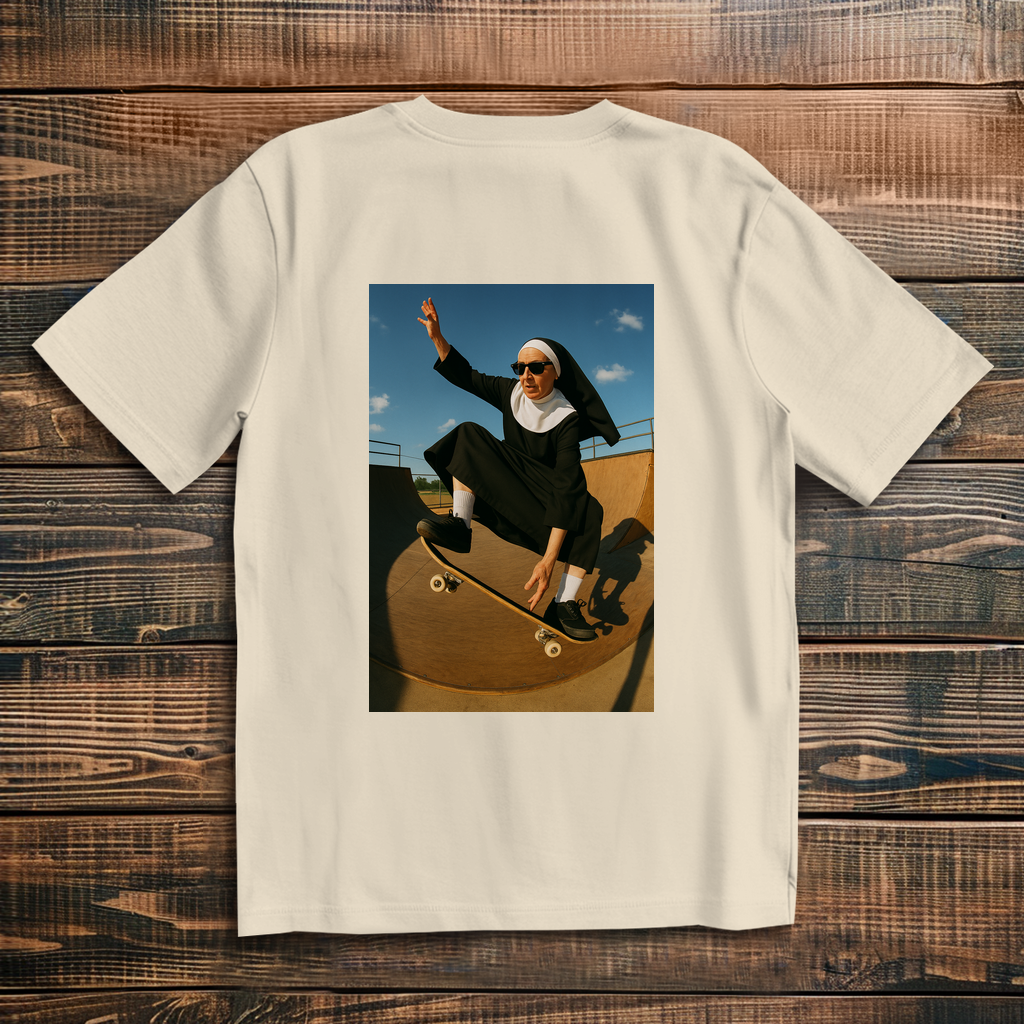 Oversize T-Shirt Skating Nun