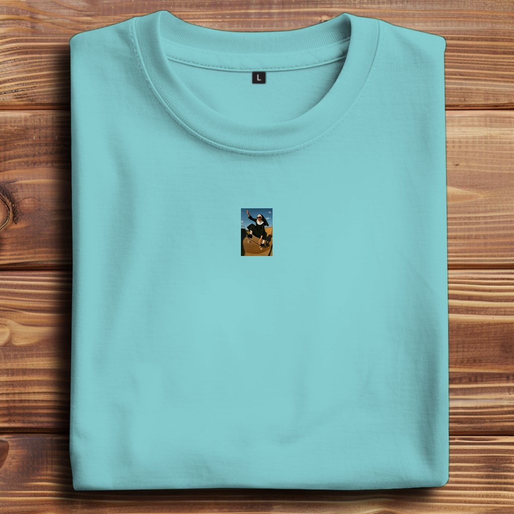 Oversize T-Shirt Skating Nun