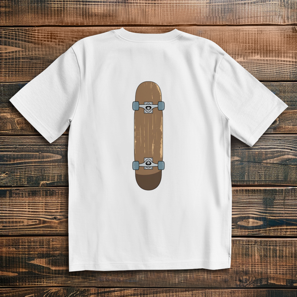 Oversize t-shirt skateboard graphic