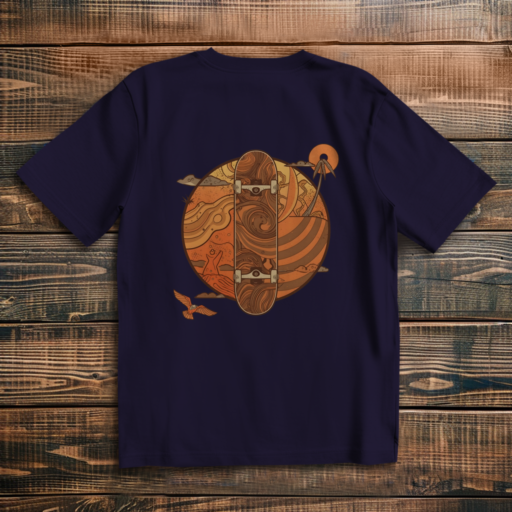 Oversize T-Shirt Skateboard 70s 2