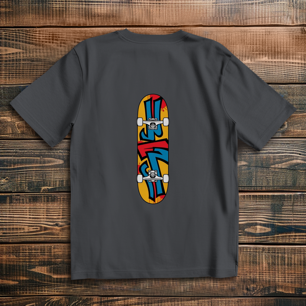 Oversized T-Shirt Skateboard Graffiti
