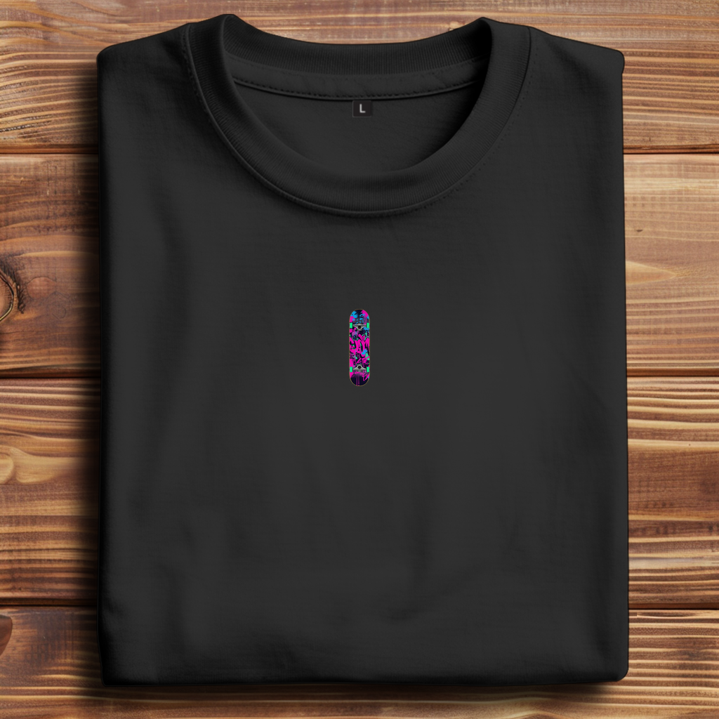 Oversize T-Shirt Skateboard Neon Graffiti 3