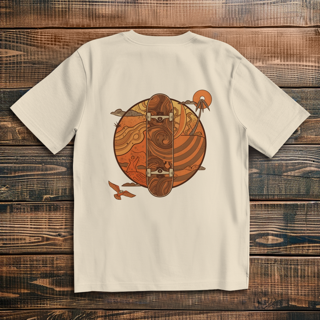 Oversize T-Shirt Skateboard 70s 2