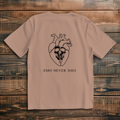 Oversized T-Shirt Emo Never Dies 4 black