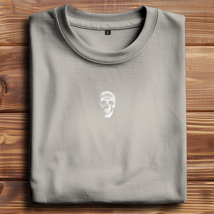 Oversized T-Shirt Skull Wanna Play white