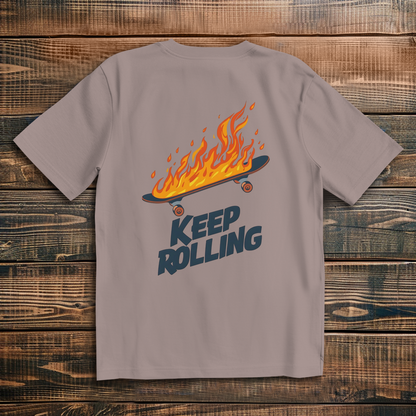 Oversized T-Shirt Keep Rolling 1