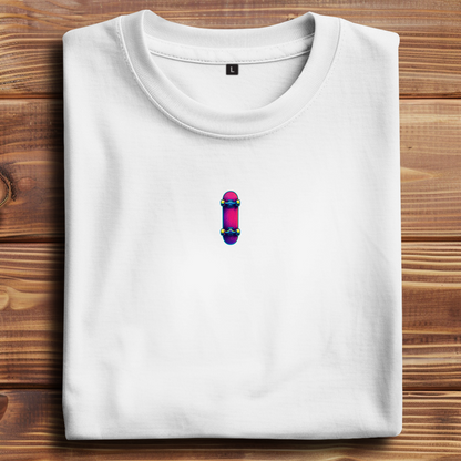 Oversized t-shirt skateboard 80s