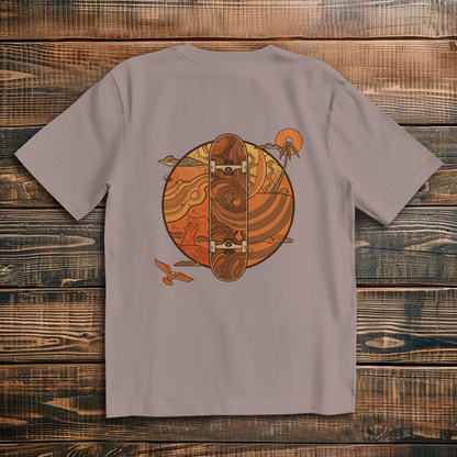 Oversize T-Shirt Skateboard 70s 2