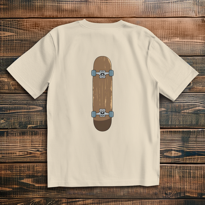 Oversize t-shirt skateboard graphic