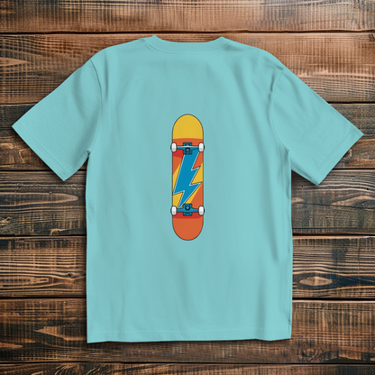 Oversized T-Shirt Skateboard Lightning