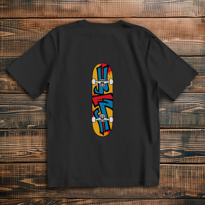 Oversized T-Shirt Skateboard Graffiti
