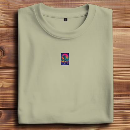 Oversize T-Shirt Skateboard T-Rex 80s