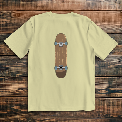 Oversize t-shirt skateboard graphic