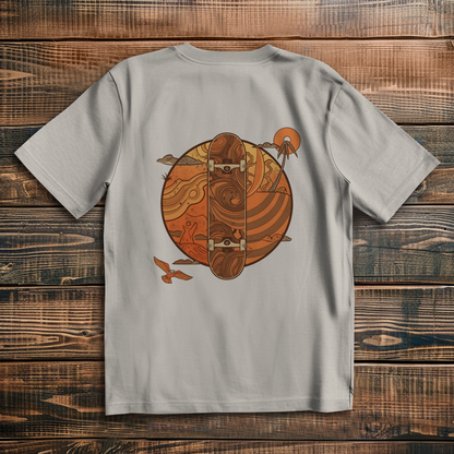 Oversize T-Shirt Skateboard 70s 2