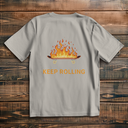 Oversized T-Shirt Keep Rolling 2
