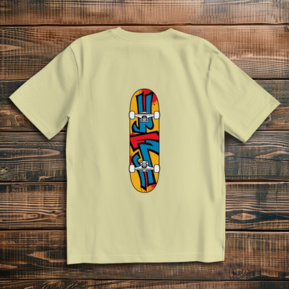 Oversized T-Shirt Skateboard Graffiti