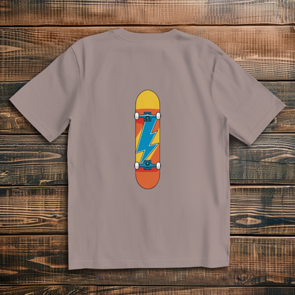 Oversized T-Shirt Skateboard Lightning