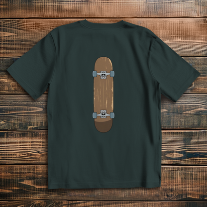 Oversize t-shirt skateboard graphic