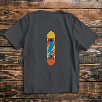 Oversized T-Shirt Skateboard Lightning