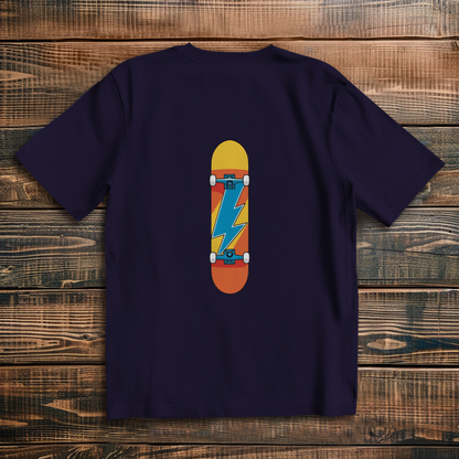 Oversized T-Shirt Skateboard Lightning