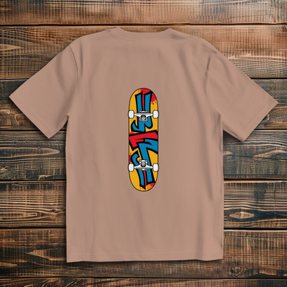 Oversized T-Shirt Skateboard Graffiti