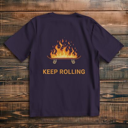 Oversized T-Shirt Keep Rolling 2