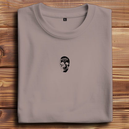 Oversized T-Shirt Skull Wanna Play black