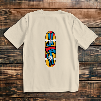 Oversized T-Shirt Skateboard Graffiti