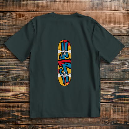 Oversized T-Shirt Skateboard Graffiti