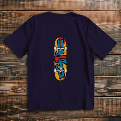 Oversized T-Shirt Skateboard Graffiti