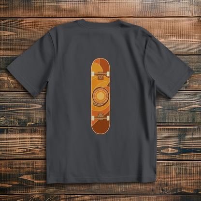 Oversized t-shirt skateboard 70s