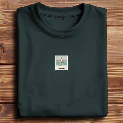 Oversize T-Shirt Skateboard Woman Beach Polaroid