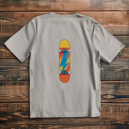 Oversized T-Shirt Skateboard Lightning