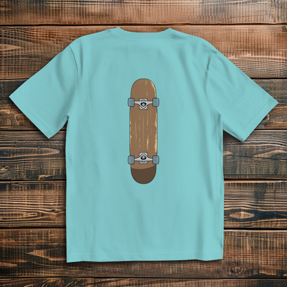 Oversize t-shirt skateboard graphic