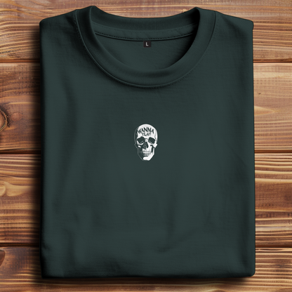 Oversized T-Shirt Skull Wanna Play white