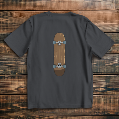 Oversize t-shirt skateboard graphic