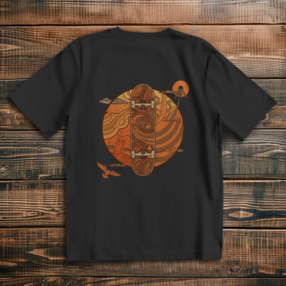Oversize T-Shirt Skateboard 70s 2