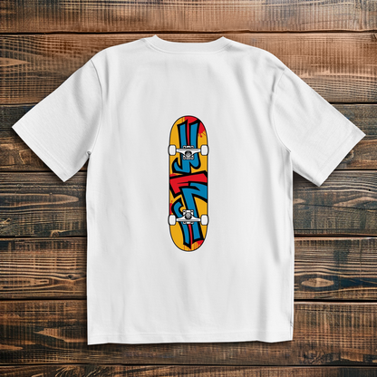 Oversized T-Shirt Skateboard Graffiti