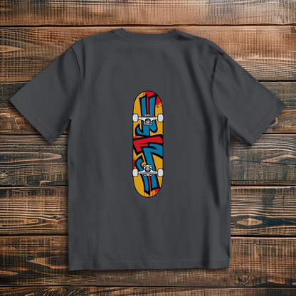 Oversized T-Shirt Skateboard Graffiti