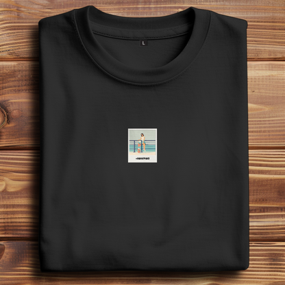 Oversize T-Shirt Skateboard Woman Beach Polaroid
