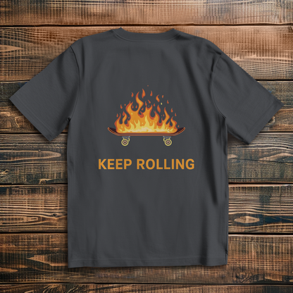 Oversized T-Shirt Keep Rolling 2