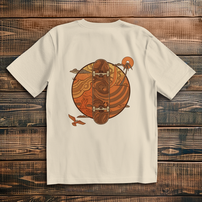 Oversize T-Shirt Skateboard 70s 2